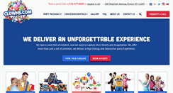 Desktop Screenshot of clowns.com